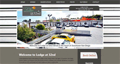 Desktop Screenshot of lodgeat32ndhotel.com